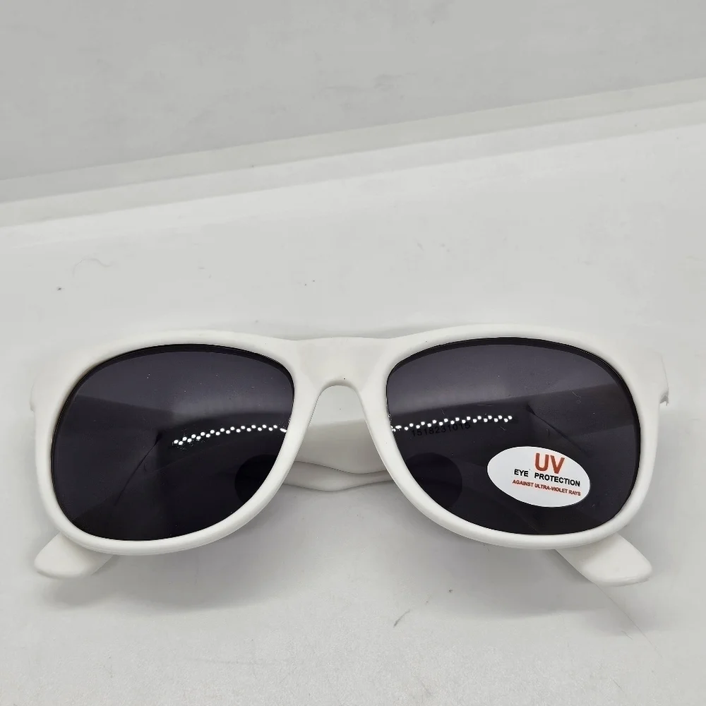 NEW Miami Dolphins white plastic frame sunglasses